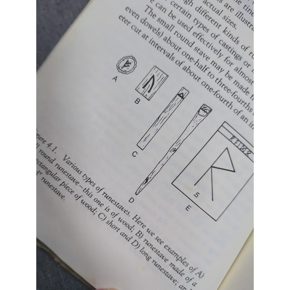 At The‎ Well of Wyrd A Handbook of Runic Divination Edred Thorsson VTG Paperback